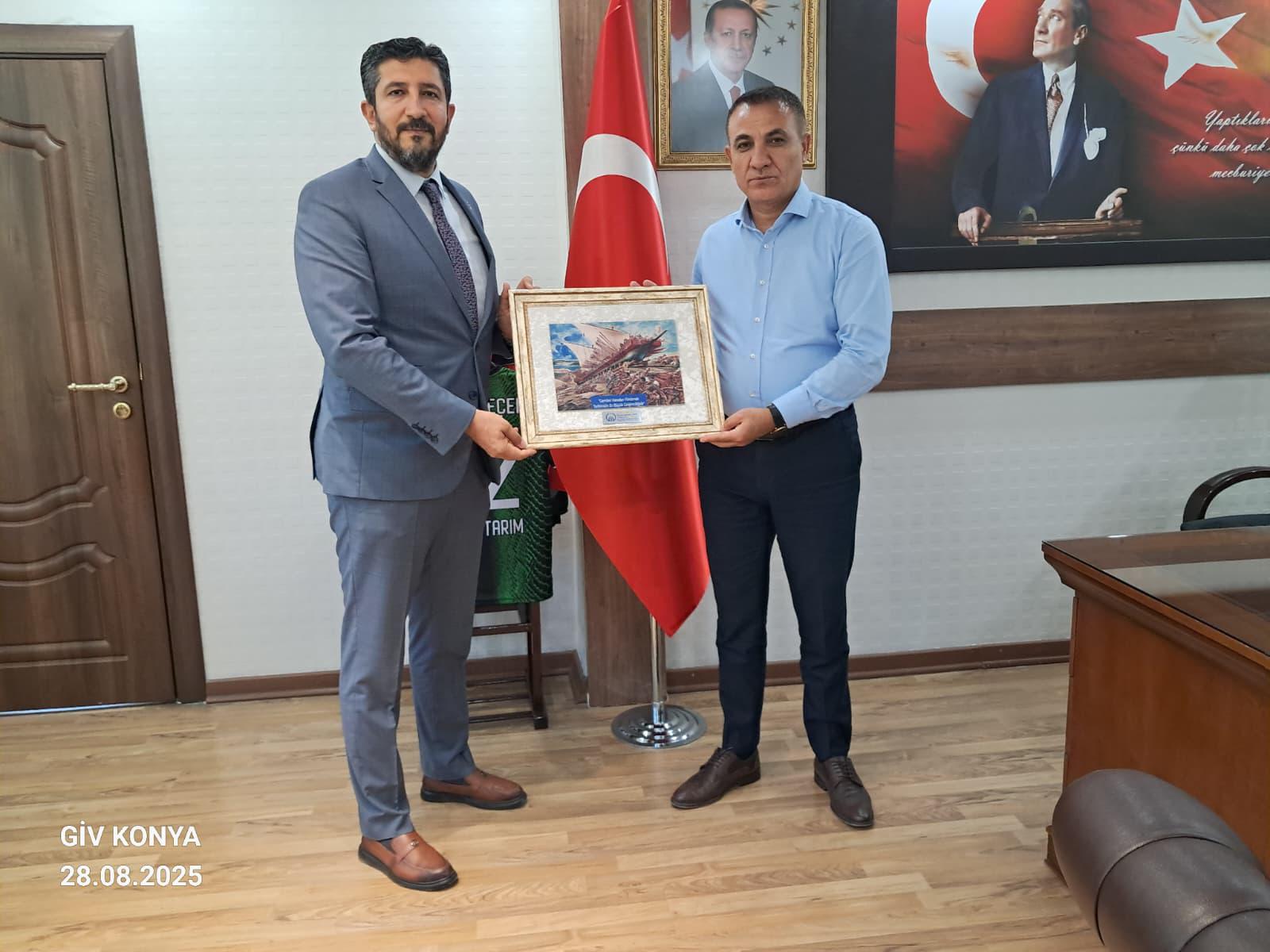 GİV Konya’dan Tarım ve Orman İl Müdürü Duran Seçen’e Ziyaret