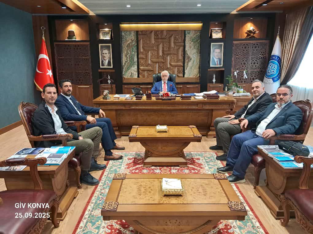 GİV Konya’dan NEÜ Rektörü Prof. Dr. Cem Zorlu’ya Ziyaret