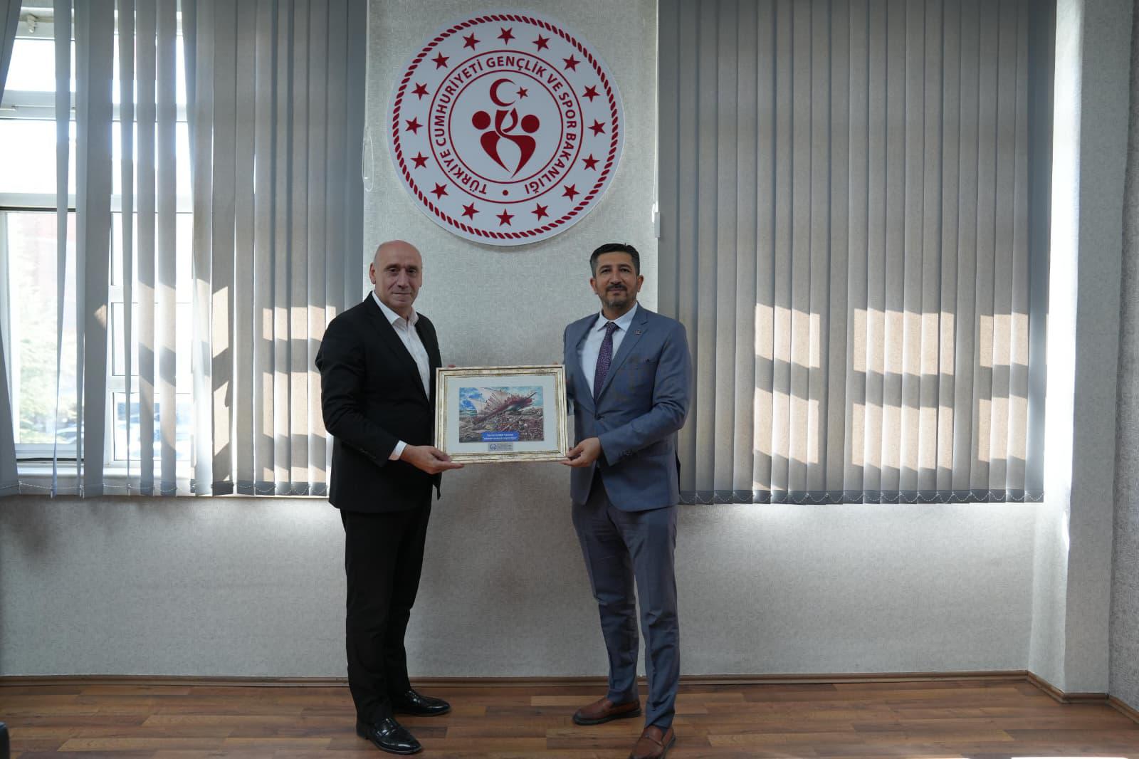 GİV Konya’dan Gençlik ve Spor İl Müdürü Birdal Öztürk’e Ziyaret