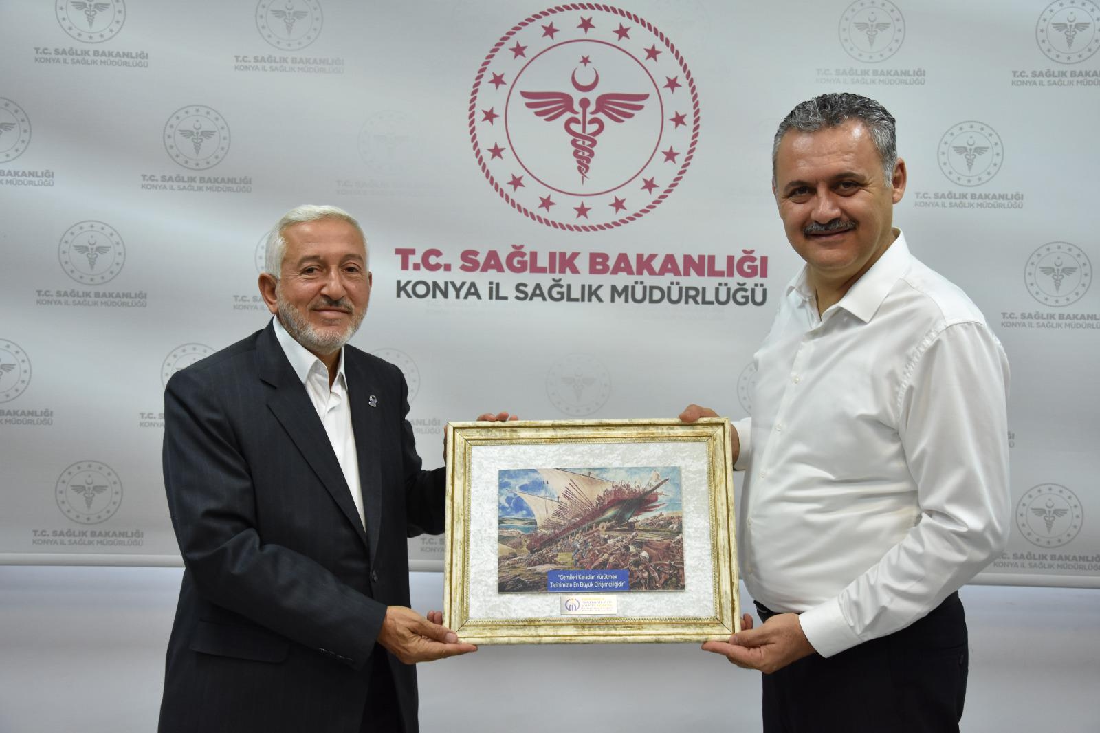 GİV Konya’dan Sağlık İl Müdürü Yusuf Yavuz’a Ziyaret