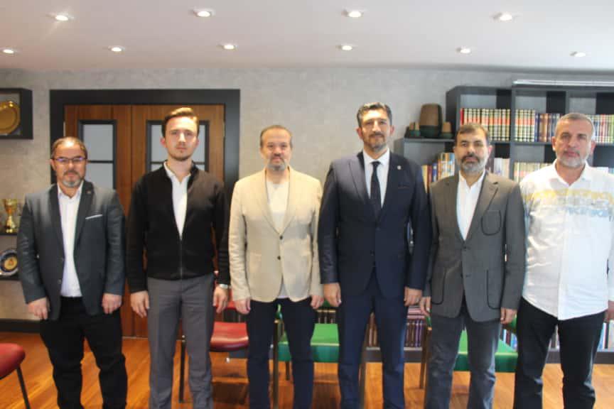 GİV Konya’dan Yenigün Gazetesi Sahibi Mustafa Aslan’a Ziyaret